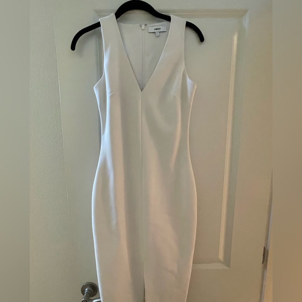 Gorgeous white midi dress - Picture 3 of 4